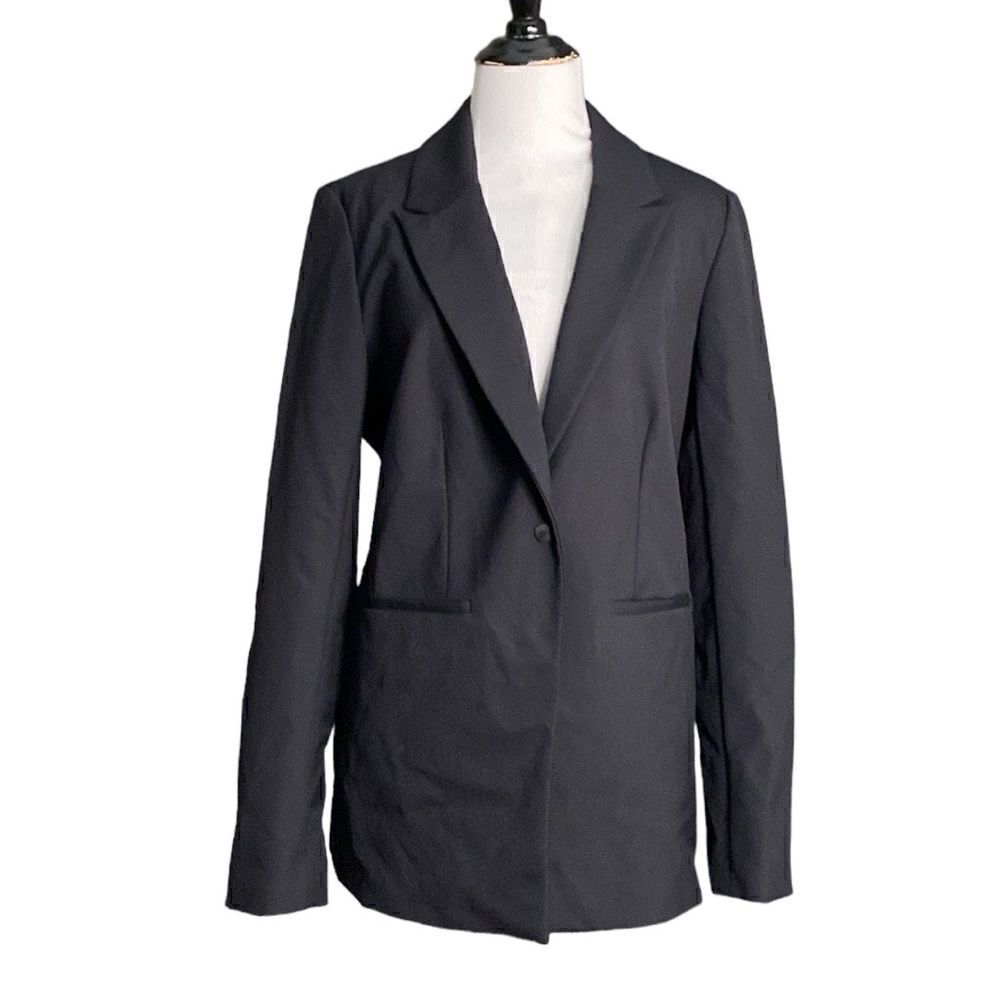 Halogen Black Blazer Jacket Single Button